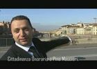 Cittadinanza onoraria per Pino Masciari a Firenze.
