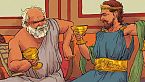 ¡Todo lo que tocó se convirtió en oro! El toque de Midas - Mitología griega en historietas