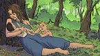 El nacimiento de Apolo y Artemisa: La batalla contra la terrible serpiente pitón - Mitología griega