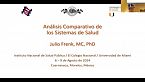 Curso análisis comparativo de los sistemas de salud - Tercer día